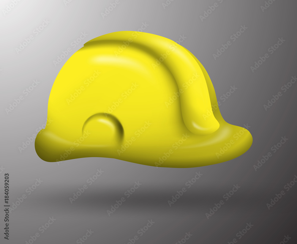 Fototapeta premium Yellow helmet