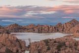 Sunset at Scenic Watson Lake Prescott Arizona