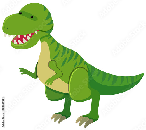 Tyrannosaurus Rex with sharp teeth © brgfx