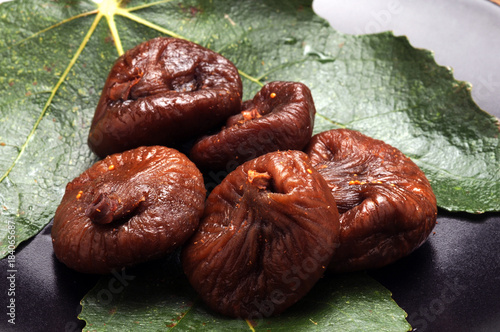 Ficus carica Dried figs photo