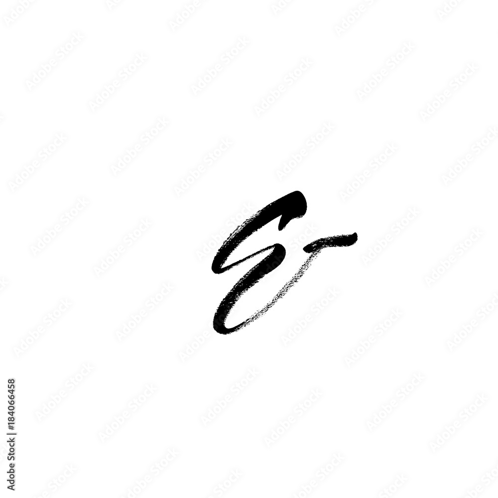And (et): handwritten word in expressive brush lettering style And (et): handwritten word in expressive brush lettering style