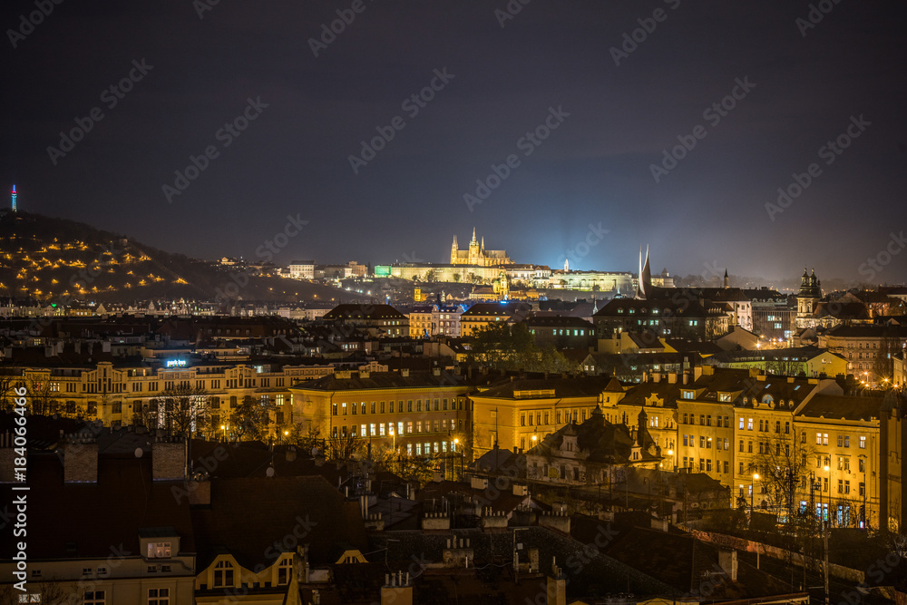 Scenic view of historical center Prague