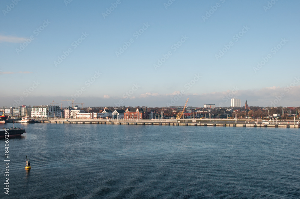 Port of Rostock in Germany