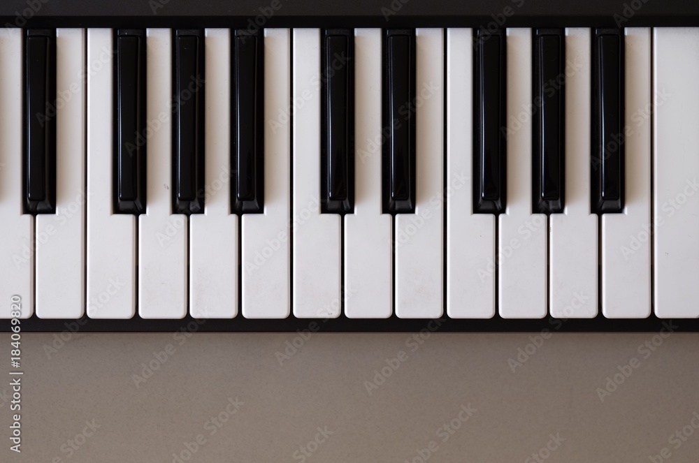 Synthesizer keys - Musical keyboard Synthesizer keys - Musical keyboard