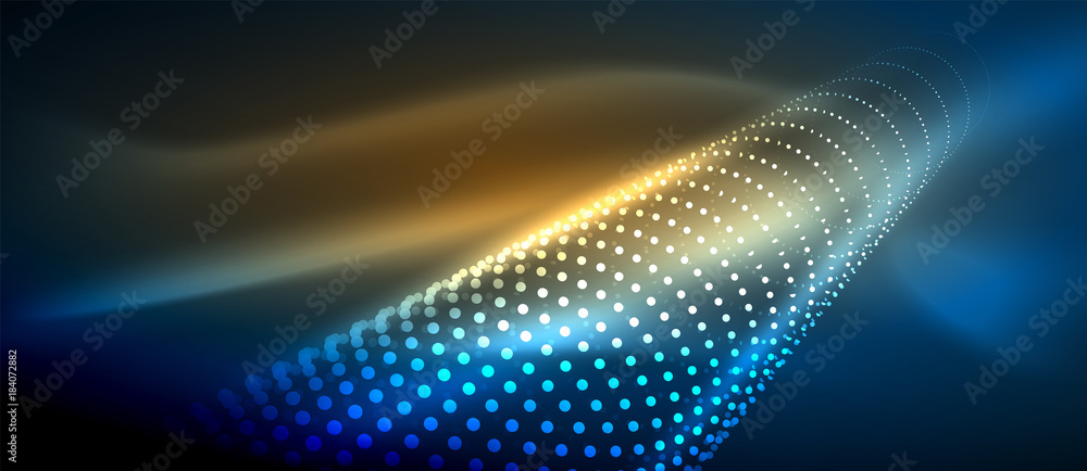 Neon light effects, particles Neon light effects, particles