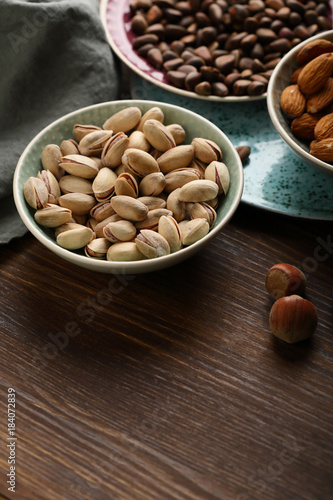 pistachios in small bowl