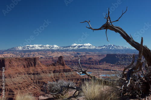 Red Rock and Mountains