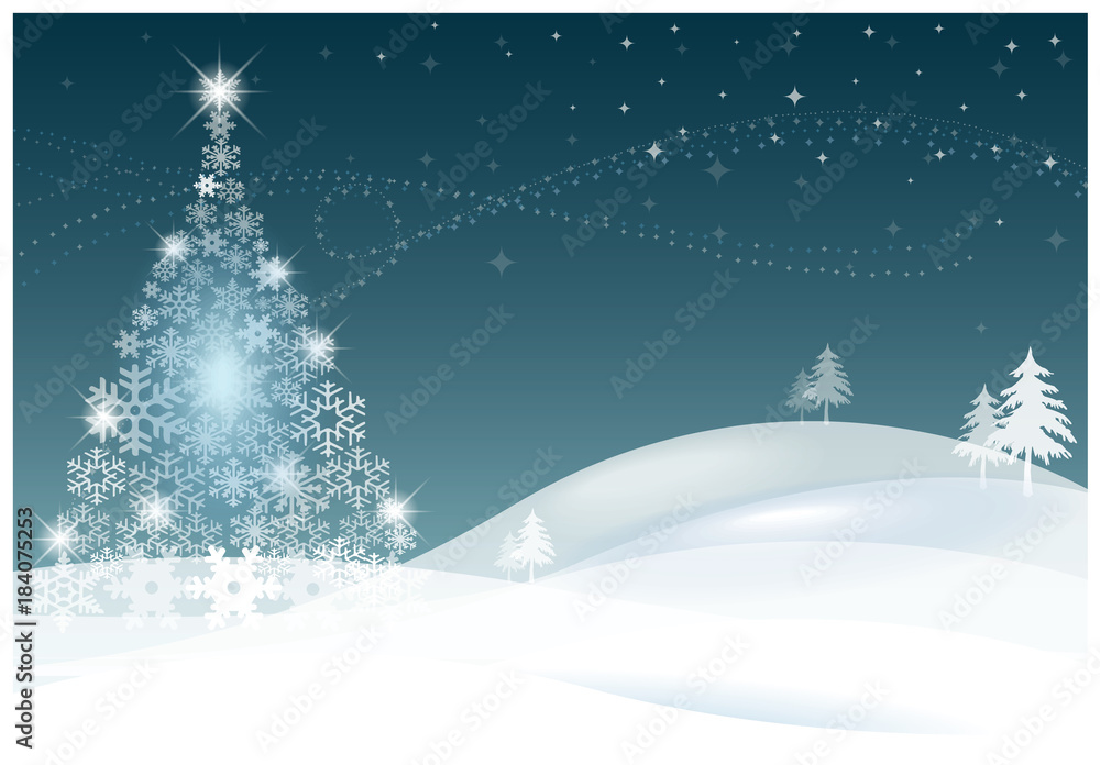 merry Christmas and happy new year background vector design