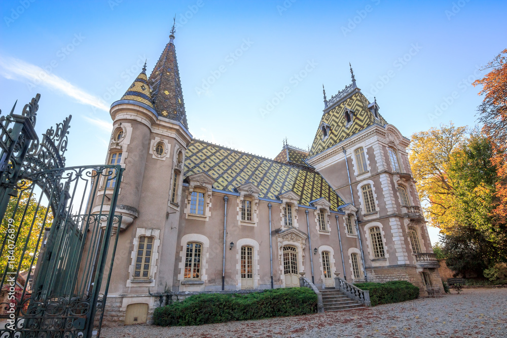 Le château à Aloxe Corton