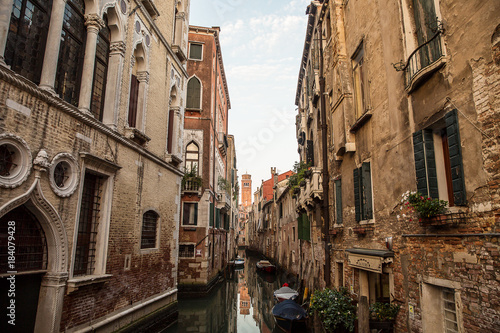 Beautiful photo canal of Venice , Italy . © suprunvitaly