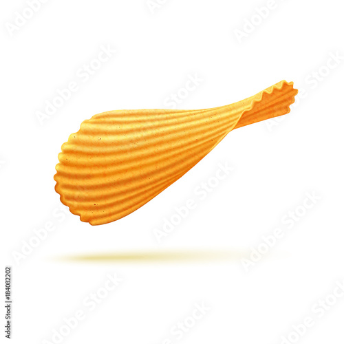 Potato chips ribbed