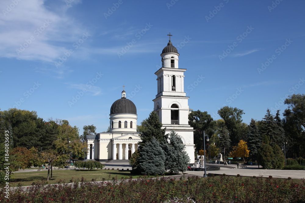 Nativity Cathedral and bell tower in Kishinev (Chisinau), Moldova