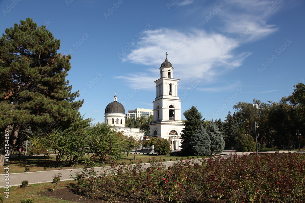 Nativity Cathedral and bell tower in Kishinev (Chisinau), Moldova