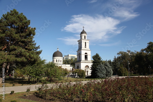 Nativity Cathedral and bell tower in Kishinev (Chisinau), Moldova photo