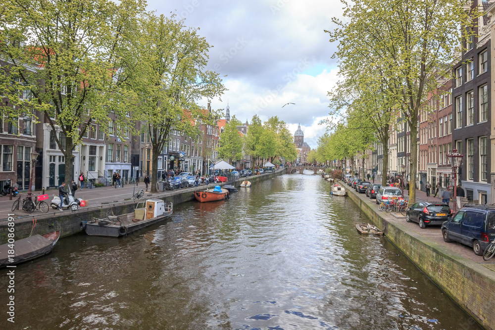 Les canaux à Amsterdam