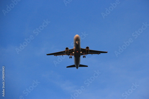 Avion à l'atterrissage