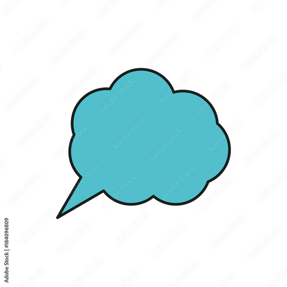 thinking cloud icon image thinking cloud icon image