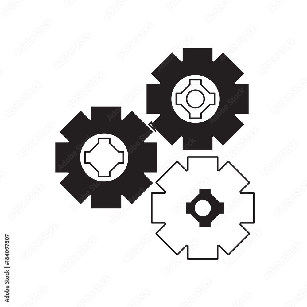 gear wheels icon gear wheels icon