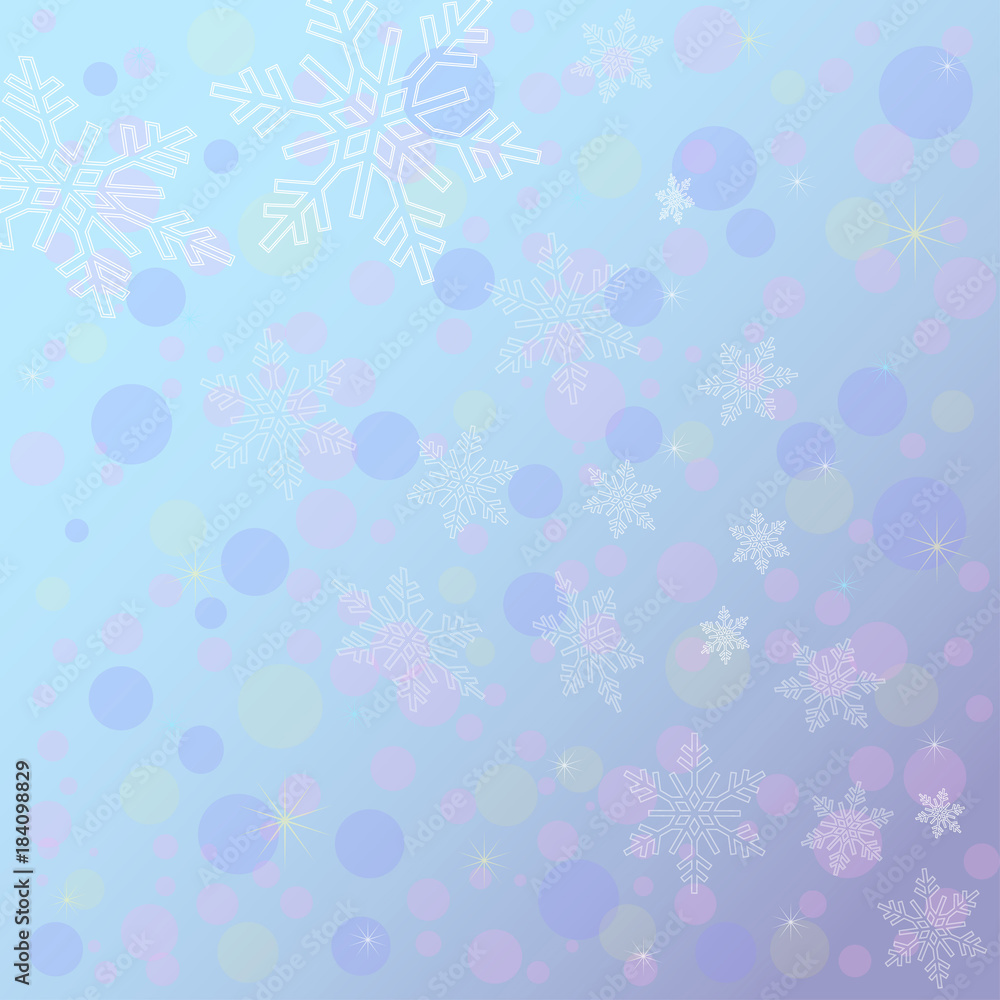 snowflakes background for the new year and Christmas design snowflakes background for the new year and Christmas design