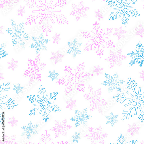 snowflakes background for the new year and Christmas design