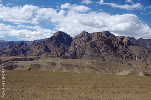Landscape between Lamayuru and Leh in Ladakh  India