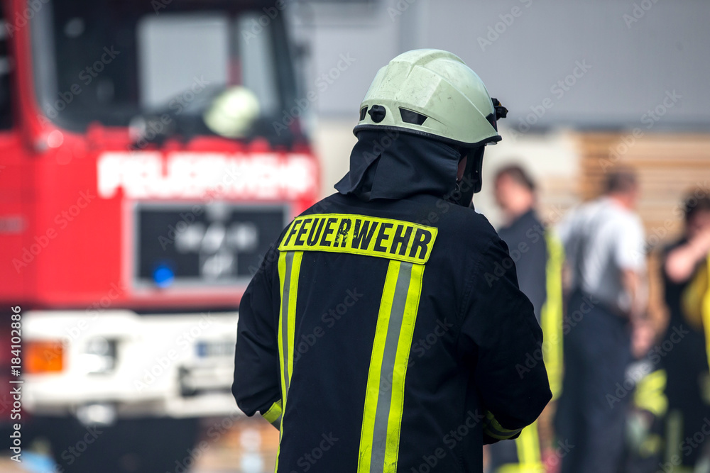 German firefighters extinguish the last fires after the big fire German firefighters extinguish the last fires after the big fire