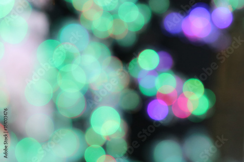 Defocused nightlights blurred background
