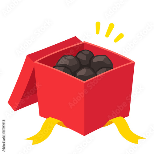 Coal Christmas gift