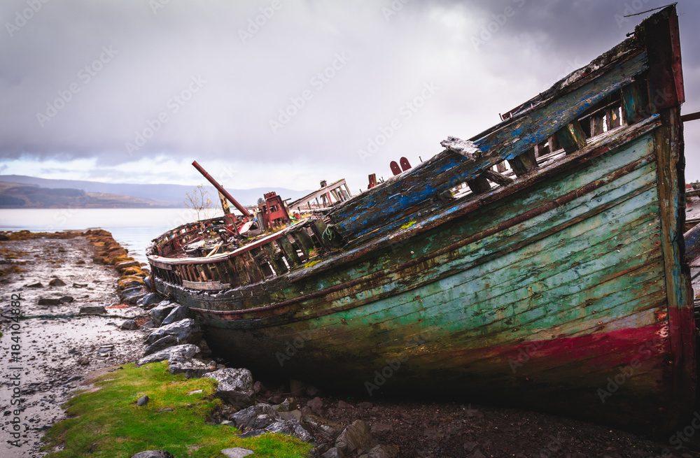 Abandoned fishing boats Abandoned fishing boats