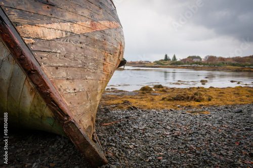 Abandoned fishing boats