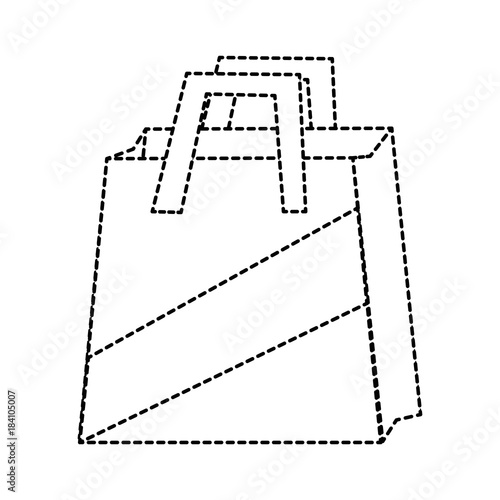 dotted shape shopping bag object to custom shop