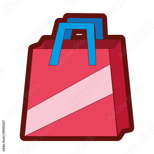 full color shopping bag object to custom shop