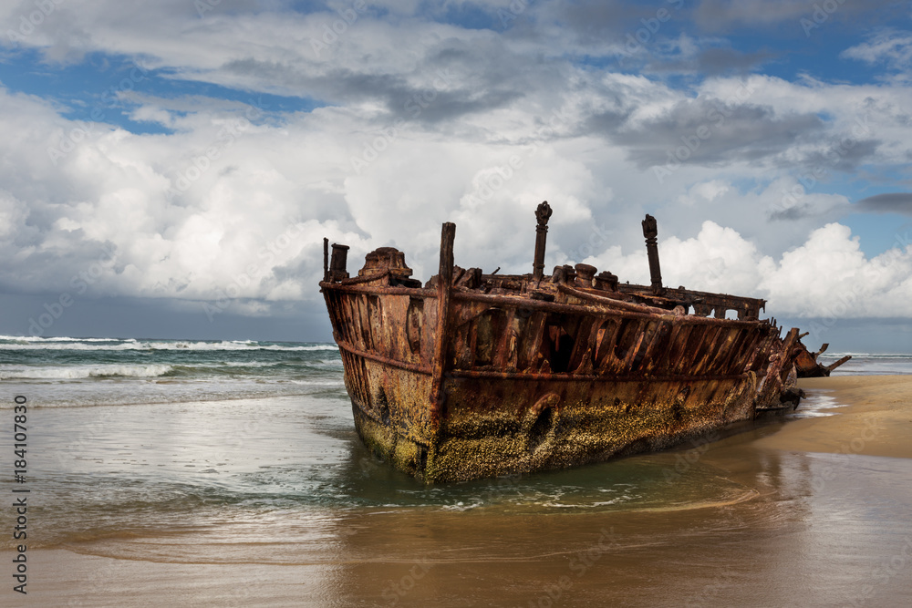 shipwreck at Fraser Island Australia