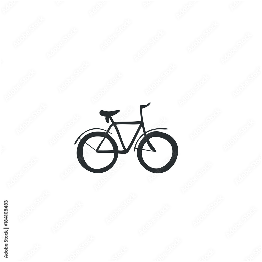 Bicycle icon. Vector Illustration Bicycle icon. Vector Illustration