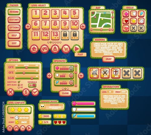 Stripe Game GUI Set