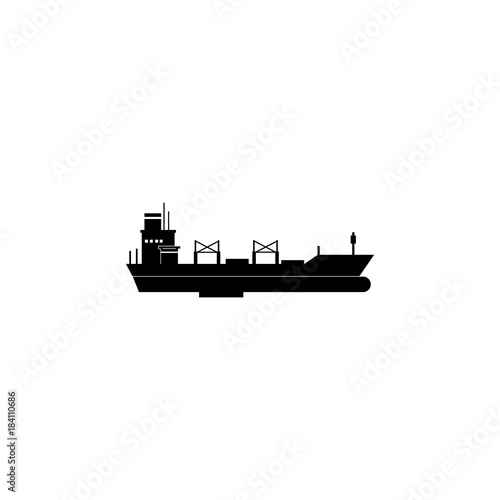 bulk carrier icon. Water transport elements. Premium quality graphic design icon. Simple icon for websites, web design, mobile app, info graphics
