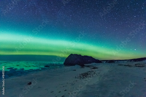 night sky, Star Trails the Arches Provincial Park © David