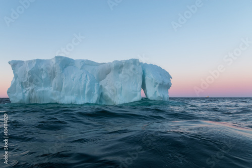 Iceberg at Sunset