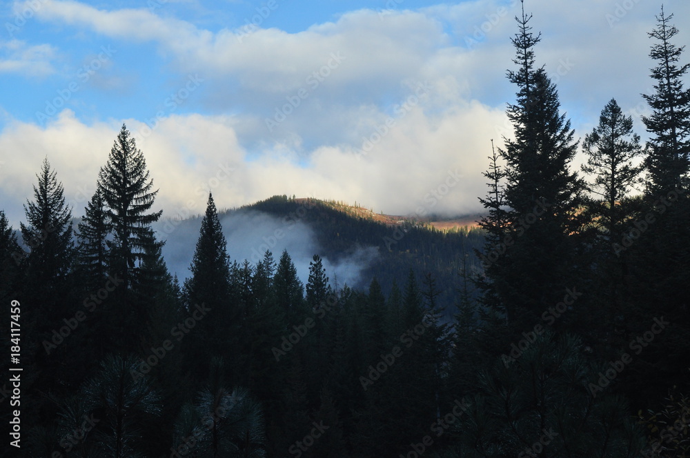 Idaho  fog in the valley