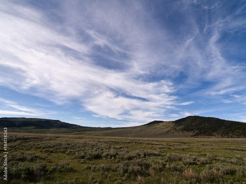 Idaho rangeland sky