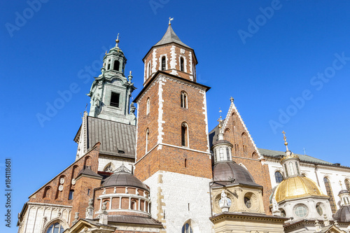 KRAKOW, POLAND - FEBRUARY 27, 2017: at the royal Wawel Hill