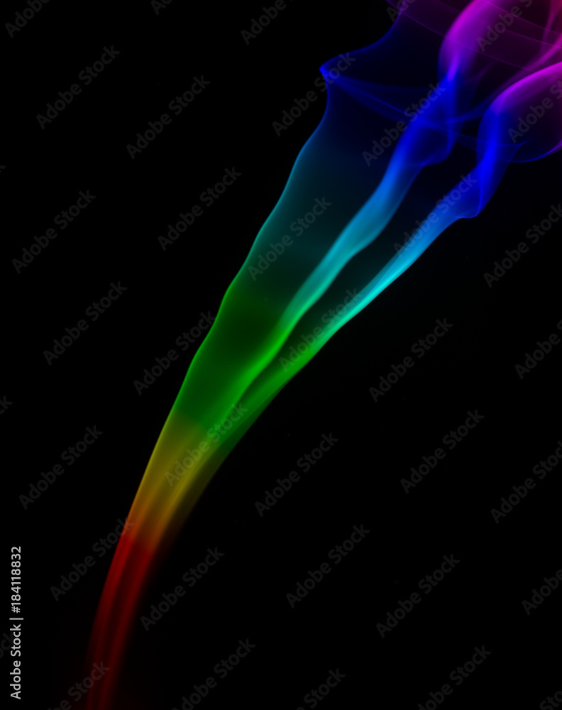 Obraz premium Multi colour smoke 