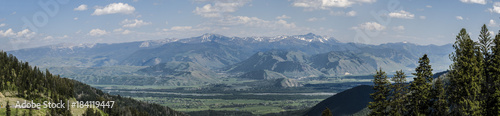 Jackson's Hole Wyoming from Teton Pass