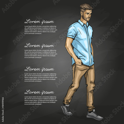 Vector man model
