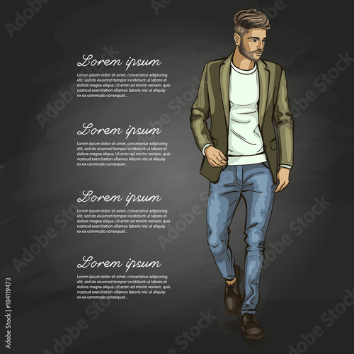 Vector man model
