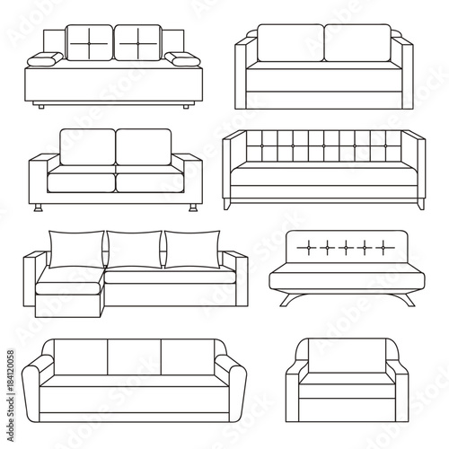 Sofa Icon Set