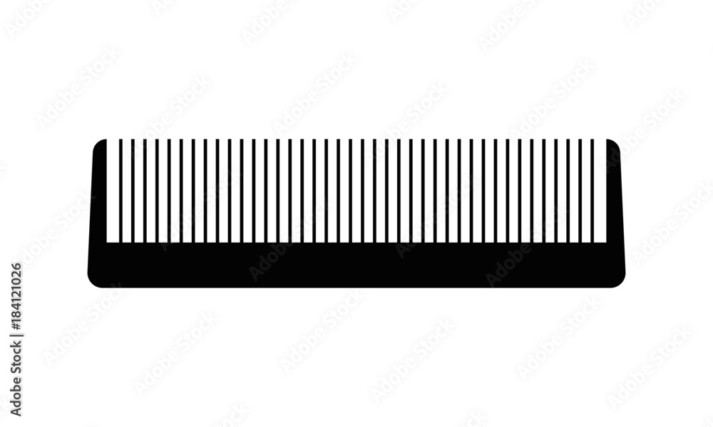 Parlour Comb Icon Illustration Parlour Comb Icon Illustration