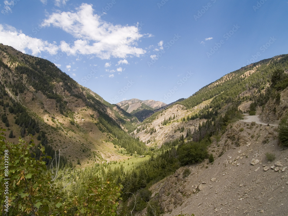 Trail Creek Canyon above Sun Valley Idaho