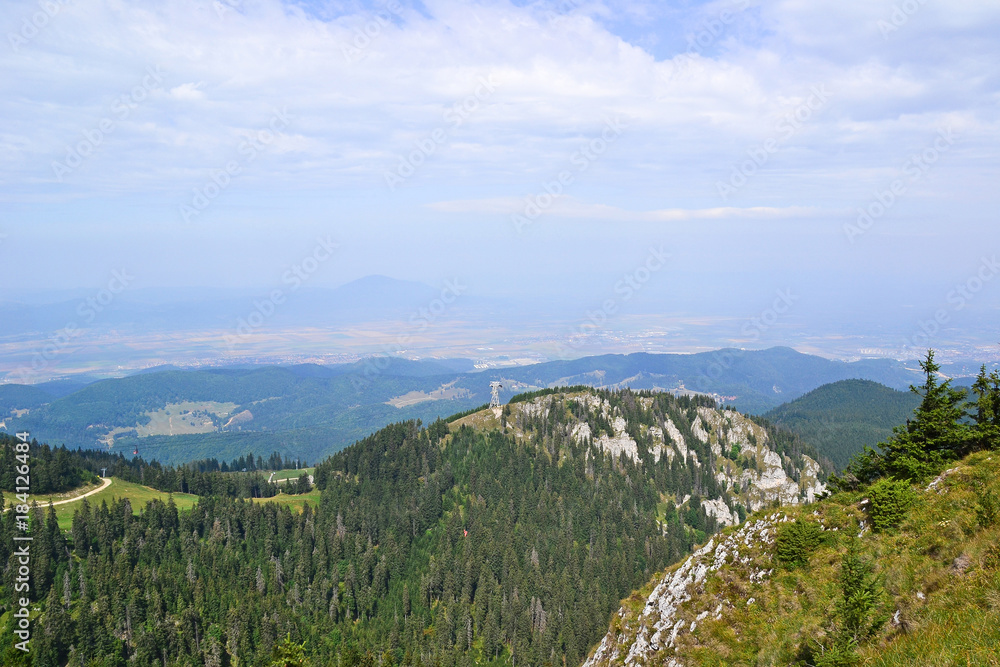 Obraz premium View of the Carpathians in Romania