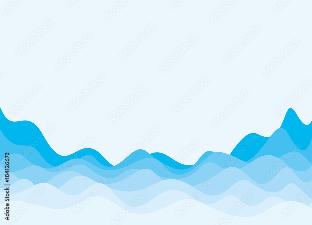 Naklejka premium Background with sea. 